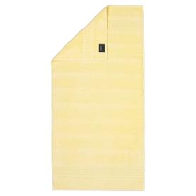 Полотенце c меандром в греческом стиле махровое 80х160 Cawo Noblesse Uni 1001 581 - Желтое
