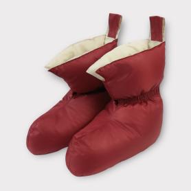 Пуховые тапочки туристические (Сапожки-носочки) 36/39 Comfort Socks Travel Grass - Бордовые