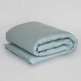 Пододеяльник голубой 160х220 Sea Wave Brilliant Grass - Бирюзовый
