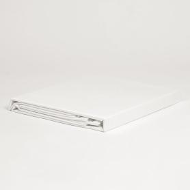Простыня на резинке сатин 180х200х40 Arctic White Brilliant Grass - Белая