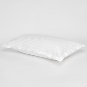 Наволочки в полоску как в отеле (50х90 - 2 шт.) Strip Palette Grass - Белые