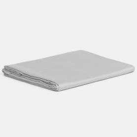 Простыня плоская Ash Grey Allure Grass 100% Египетский хлопок / Сатин - Светло-серый