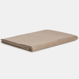 Простыня плоская сатин Caramel Beige Allure Grass - Карамельно-бежевая