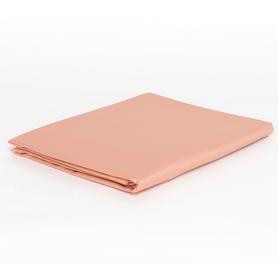 Простыня оранжевая сатин однотонная плоская 240х260 Apricot Palette Grass - Абрикосовая