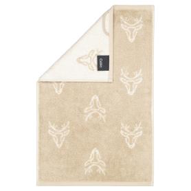Полотенце с оленями махровое 50х100 Cawo Alpenchic Edition Allover 6229