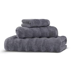 Полотенце волнистое ультрамягкое Ash Ribbed хлопковое с модалом