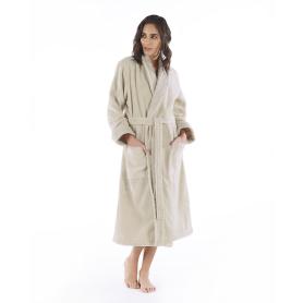 Халат Galata Organic Contrast L/XL - Льняной