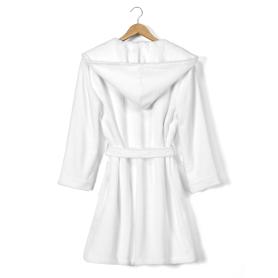 Белый халат с капюшоном Santana Hooded L'appartement | махровый халат унисекс