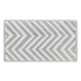 Полотенце зигзаг махровое Chevron Yarn Dyed | L'appartement 