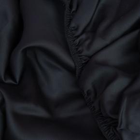 Простыня на резинке (200х200х40) Black Brilliant Grass - Черная от German grass
