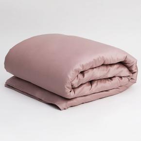 Пододеяльник нюдовый 200х220 Rose Brilliant Grass - Розовый 100% тенсель