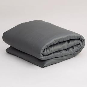 Пододеяльник сатин полуторный (160х220) Grey Brilliant Grass 100% тенсель - Серый
