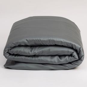 Пододеяльник полуторный (160х220) Grey Brilliant Grass 100% тенсель - Серый