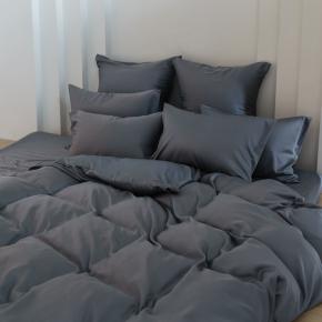 Простыня на резинке (180х200х40) Grey Brilliant Grass 100% тенсель - Серая от German Grass
