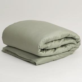 Пододеяльник сатин 200х200 Olive Brilliant Grass - Оливковый