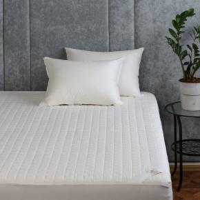 Наматрасник премиум непромокаемый на резинке 160х200 Mattress Cotton Drysoft Grass - легкий