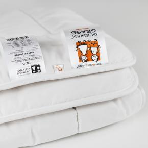 Одеяло детское 100х150 Baby Cotton Grass 100% хлопок - всесезонное light детально