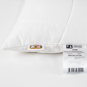 Подушка детская на молнии 40х60 Baby Bio Cotton Grass хлопок - регулируемая (300 гр.) детально