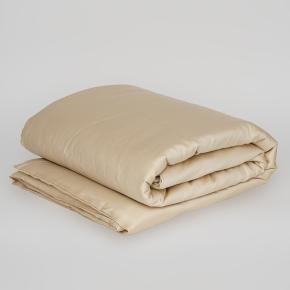 Пододеяльник золотисто бежевый полуторный 150х200 Vanilla Brilliant Grass - Бежевый 100% тенсель