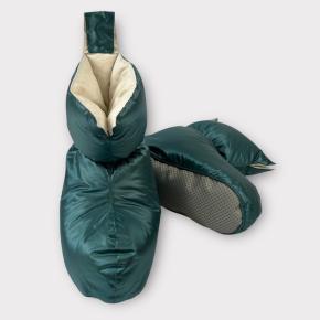 Теплые пуховые сапожки непромокаемые 40/45 Comfort Socks Travel Grass - Бирюзовые German Grass
