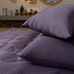 Постельное белье темное 1 5 (150х200; 50х70 - 2 шт; 240х260) Violet Brilliant Grass - Фиолетовое - ткань детально