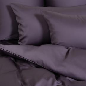 Постельное белье полуторное (150х200; 50х70 - 2 шт; 240х260) Violet Brilliant Grass - Фиолетовое - ткань детально