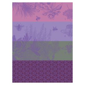 Полотенце для посуды 60х80 Miel de Fleurs - Фиолетовое от Le Jacquard Francais (Жаккард Франсе)