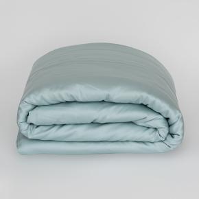 Постельное белье полутороспальное (150х200; 50х70 - 2 шт; 160х200х40) Sea Wave Brilliant Grass - Бирюзовое премиум сатин