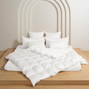 Простыня на резинке (180х200х40) Arctic White Brilliant Grass - Белая от Герман Грасс