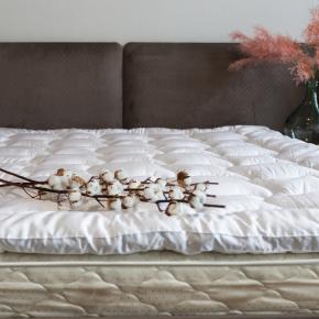Топпер наматрасник беспружинный 200х200 Topper Cotton Grass хлопок - всесезонный (2000 гр.)