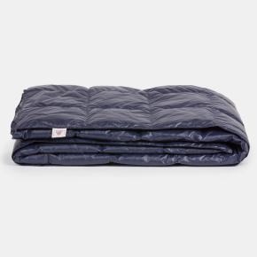 Плед дорожный пуховый 140x200 Travel Plaid Grass - Синий