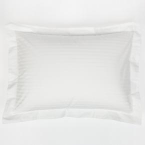 Наволочки в полоску как в отеле (50х70 - 2 шт.) Strip Palette Grass - Белые