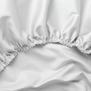 Простыня на резинке (140х200х40) Ash Grey Allure Grass 100% Египетский хлопок - Светло-серый от Герман Грасс