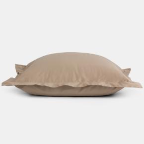 Наволочки 100% хлопок египетский бежевые сатин (70х70 - 2 шт.) Caramel Beige Allure Grass - Карамельно-бежевый