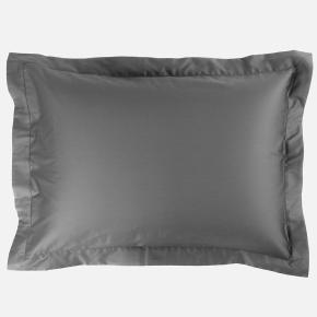 Постельное белье элитное семейное (150х200 - 2 шт; 50х70 - 2 шт; 240х260) Graphite Allure Grass - Темно-серый