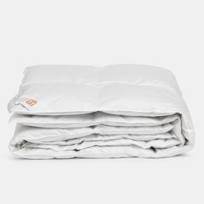 Одеяло для детей от 3 лет 150х200 Kinder Platinum Grass 100% пух серый - всесезонное (450 гр.)