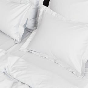 Постельное белье 150х200 белое сатин полуторное - Alpine White Allure Grass