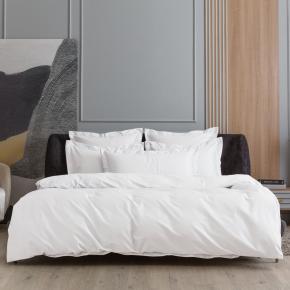 Постельное белье двуспальное (200х220; 70х70 - 2 шт; 160х200х40) Alpine White Allure Grass - Белое