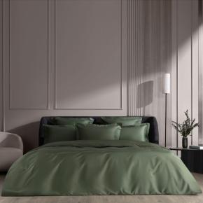 Пододеяльник элитный полуторный (150х200) Pine Green Allure Grass - Хвойно-зеленый