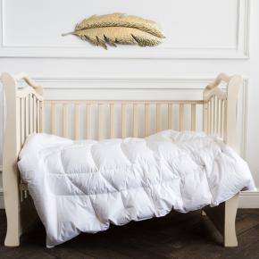 Одеяло детское гусиный пух 100х135 Baby Angel Grass - всесезонное light (150 гр.) от Герман Грасс 100%