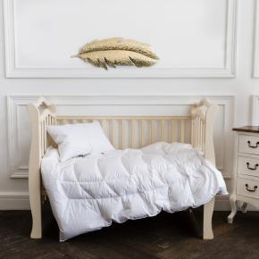 Подушка натуральный пух детская пуховая 40х60 Baby Angel Grass - мягкая (100 гр.)