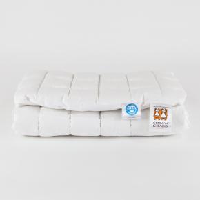 Пуховая перина детская с юбкой 60х120х15 Baby Down Grass 100% белый гусиный пух - теплая (470 гр.)