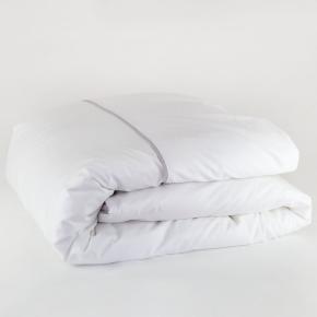 Пододеяльник 200х200 Salzburg Noble Pearl Grass - Белый / Светло-серый от German Grass