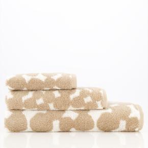 Полотенце камень с кругами галька махровое 70х140 Cawo Loft Pebbles 6224 33 - Бежевый