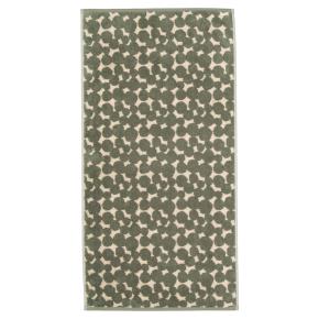 Полотенце с кругами галька махровое 50х100 Cawo Loft Pebbles 6224 34 - Оливковый