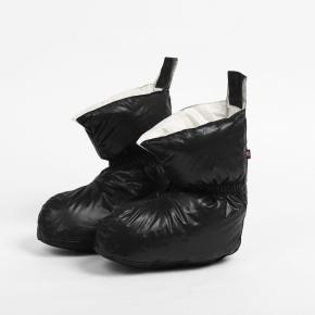 Пуховые тапочки туристические (Сапожки-носочки) 36/39 Comfort Socks Travel Grass - Черные подошва с антискольжением