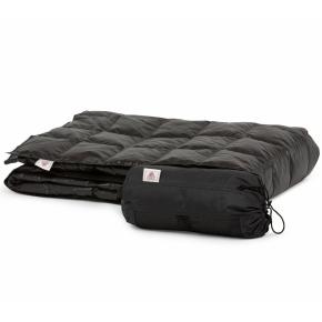Плед дорожный пуховый 140x200 Travel Plaid Grass Black - Черный
