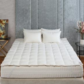 Наматрасник пух 100%  кассетный ручной работы Доуфорт 90х200 Mattress Down Grass - теплый (245 гр.)