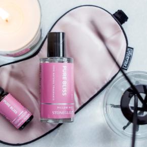 Подарочный Арома набор диффузор, свеча и спрей для белья Pure Bliss Чистое блаженство - Петтигрейн | Кипарис | Базилик для хорошего сна