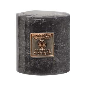 Свеча низкий столбик премиум класса серая Восточный трюфель | Truffle D’orient Stoneglow - 60 ч.